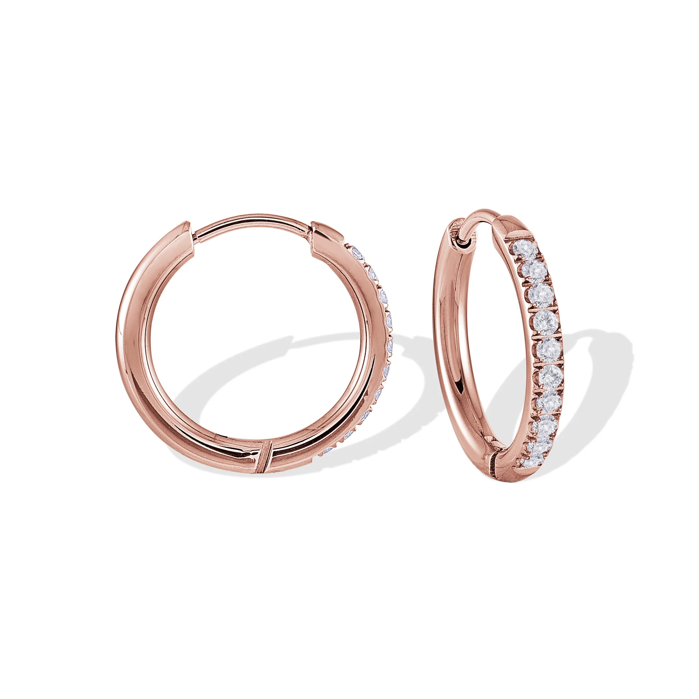 17.5mm Eternity Cz Hoops - Image 4