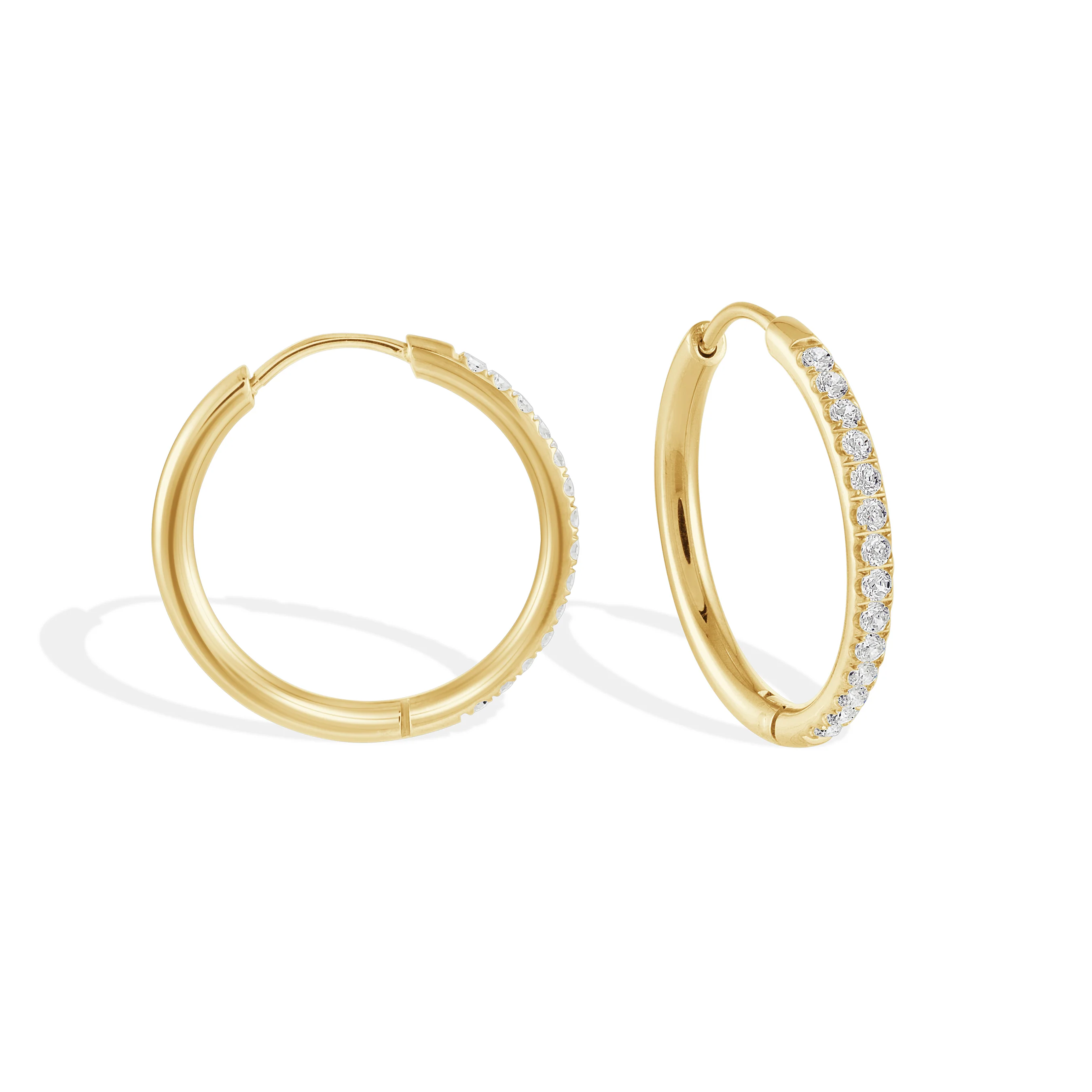 22mm Eternity Cz Hoops - Image 2