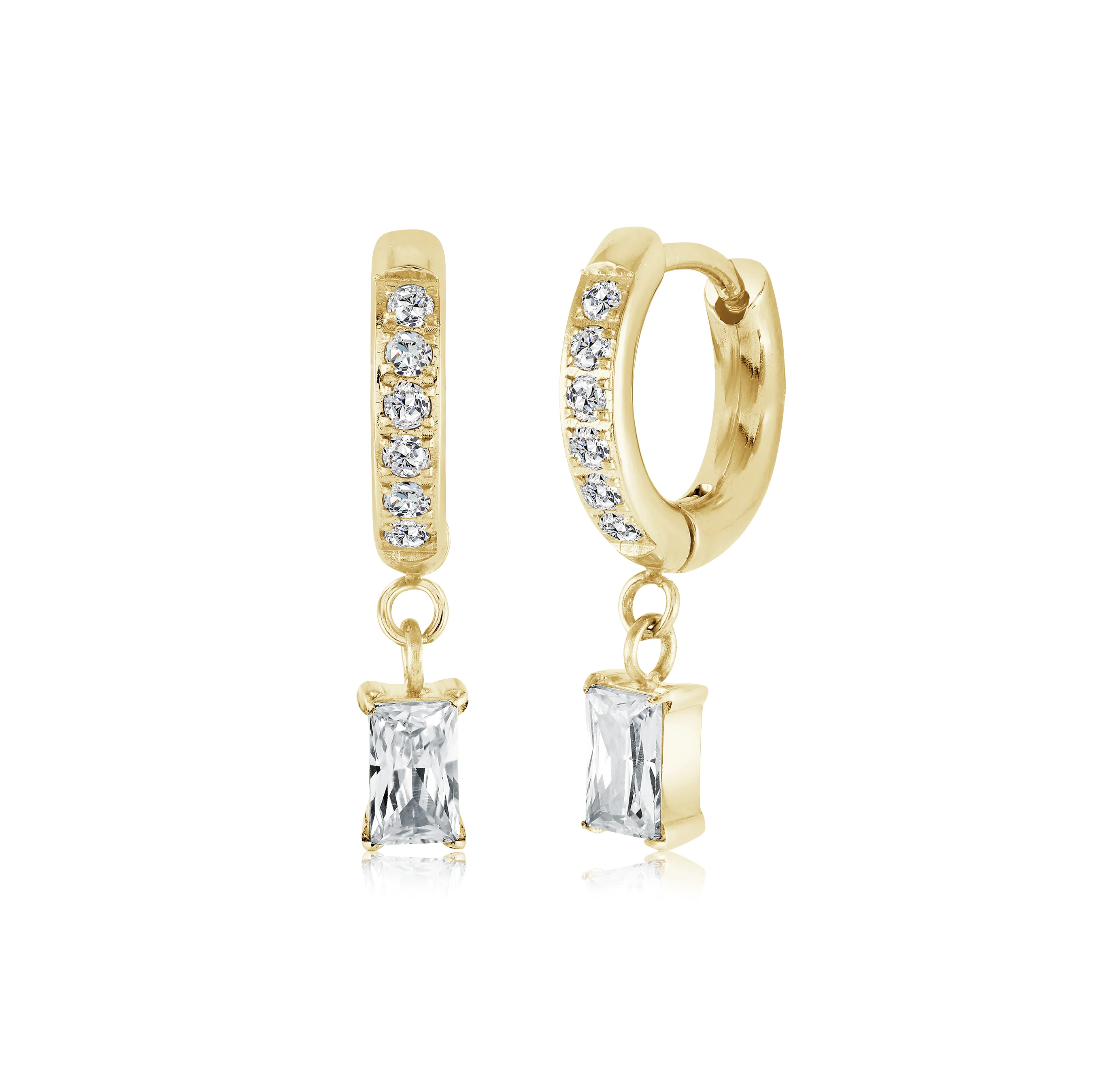 3mm Emerald Cz Dangles - Image 2