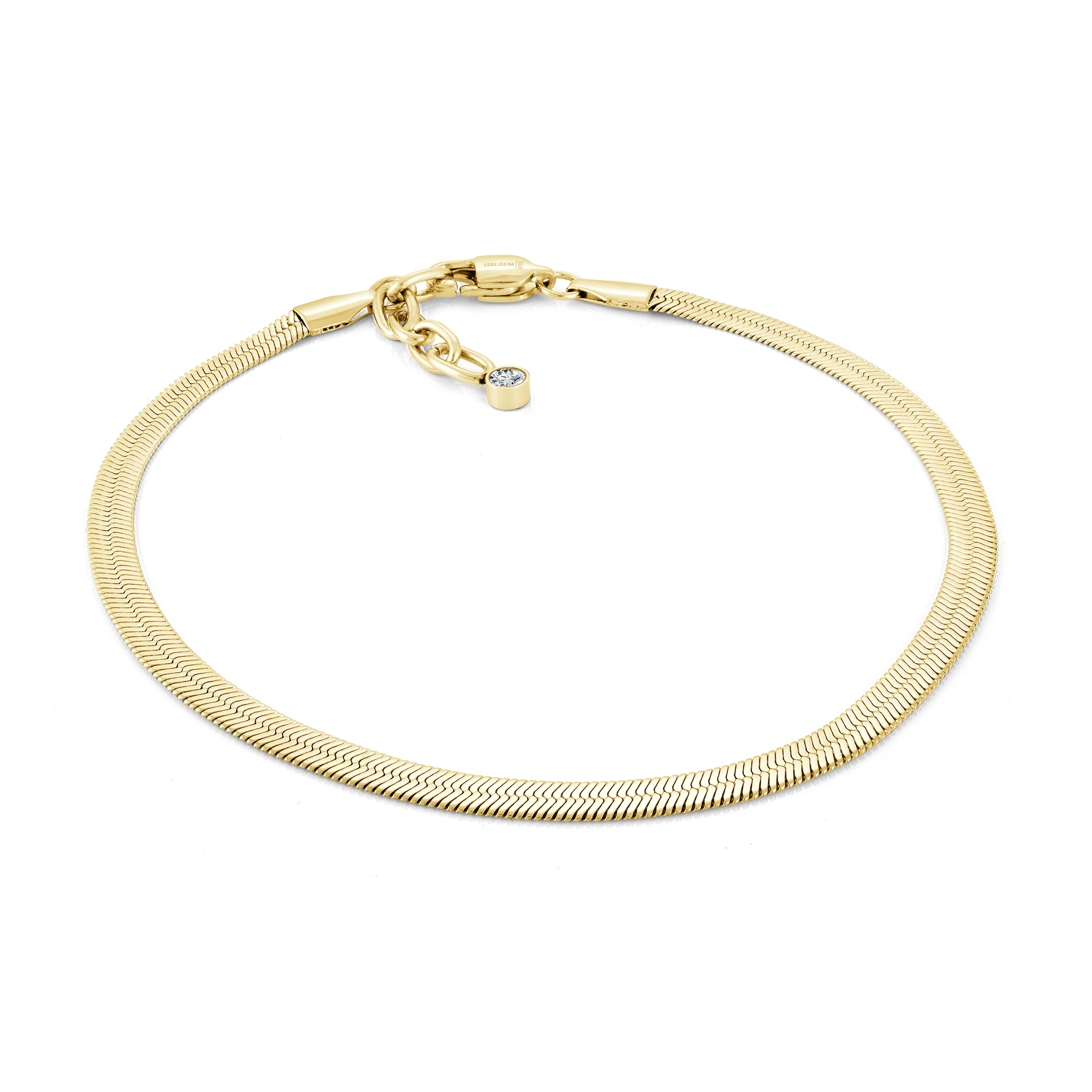 4mm Herringbone Bracelet - Image 2