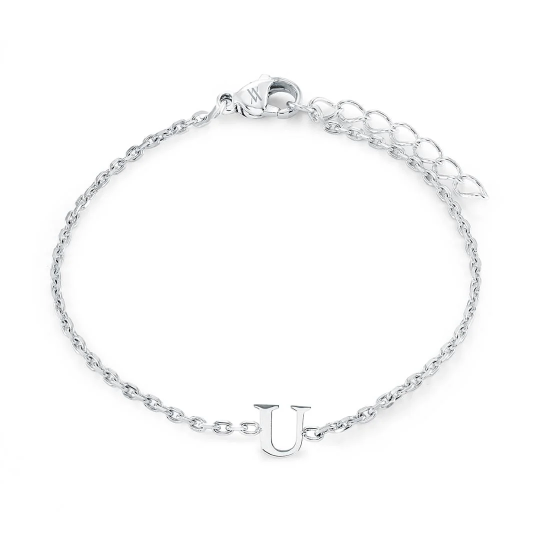 Block Initial Bracelet - Image 11