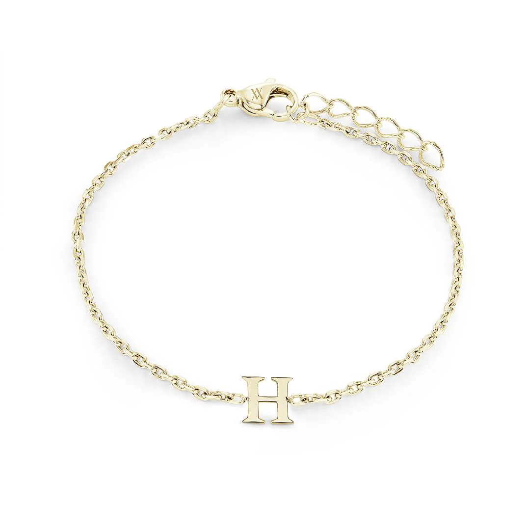 Block Initial Bracelet - Image 30