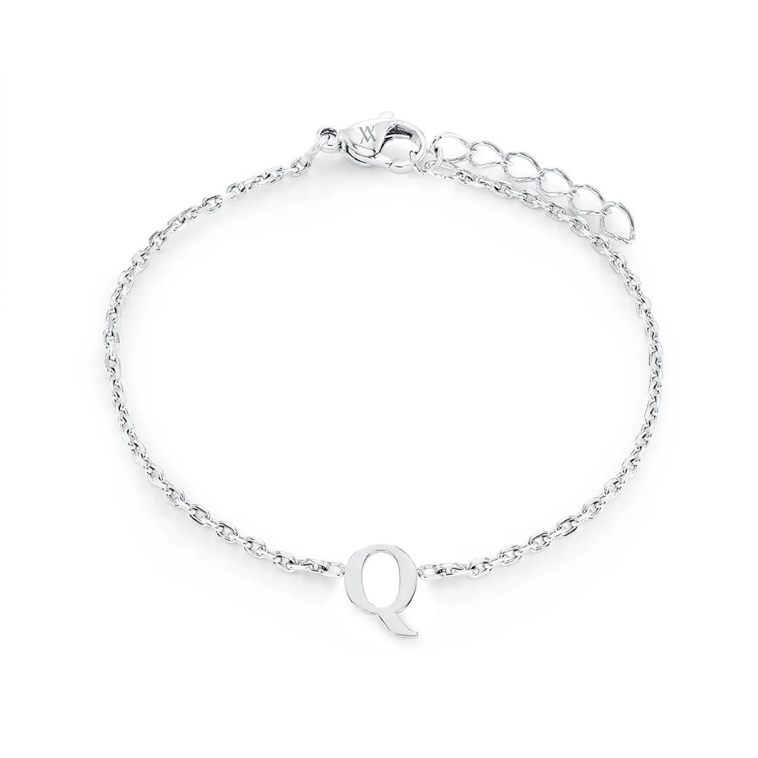 Block Initial Bracelet - Image 4