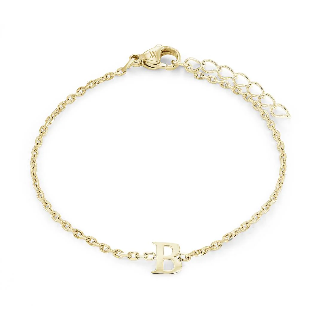 Block Initial Bracelet - Image 48