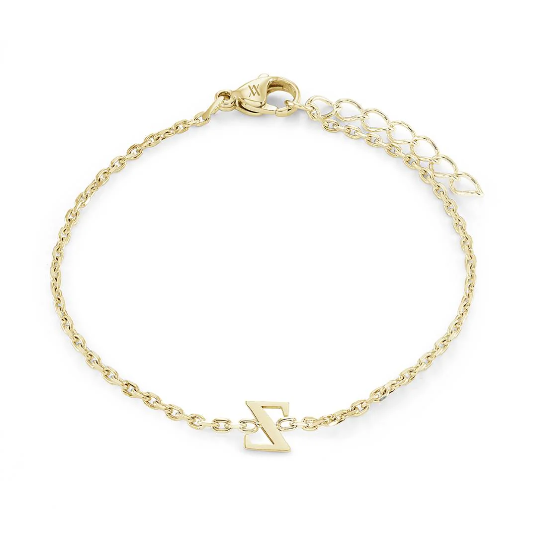 Block Initial Bracelet - Image 51