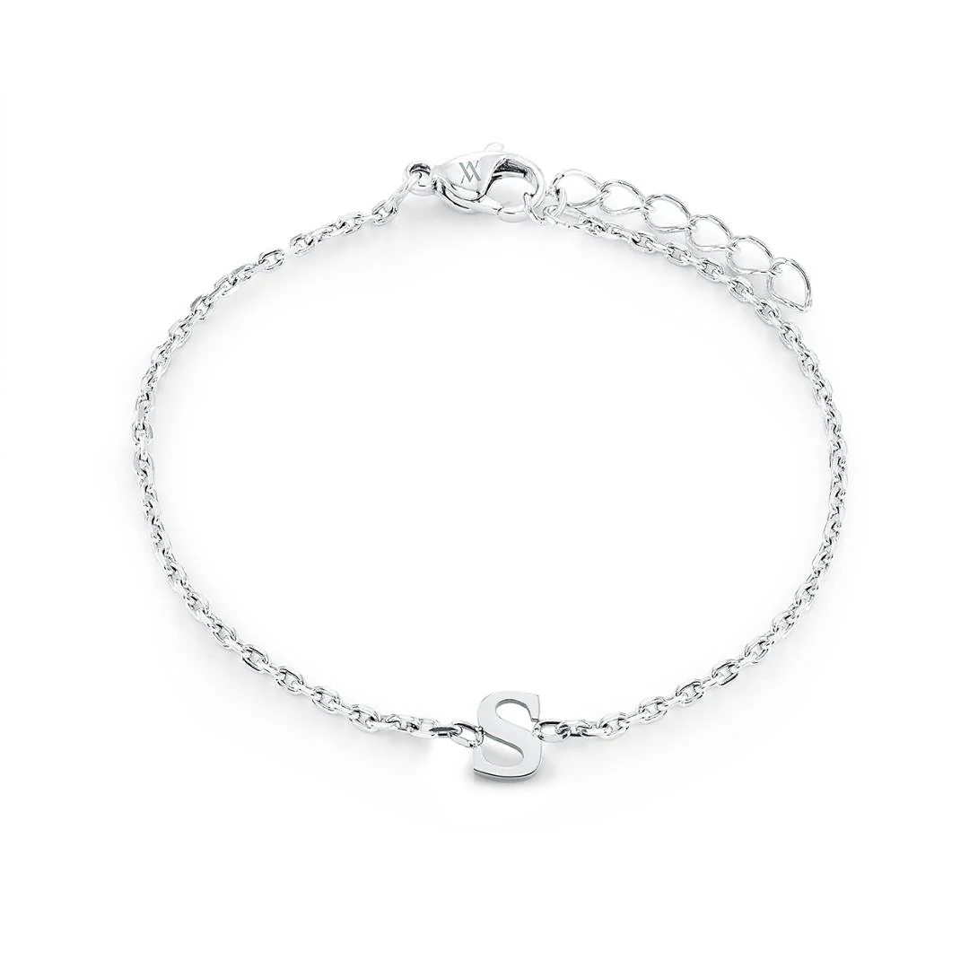 Block Initial Bracelet - Image 6