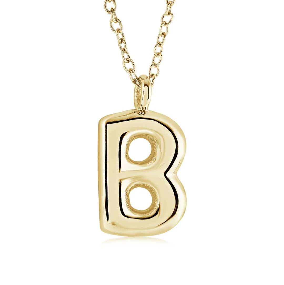 Bubble Initial Necklace - Image 4