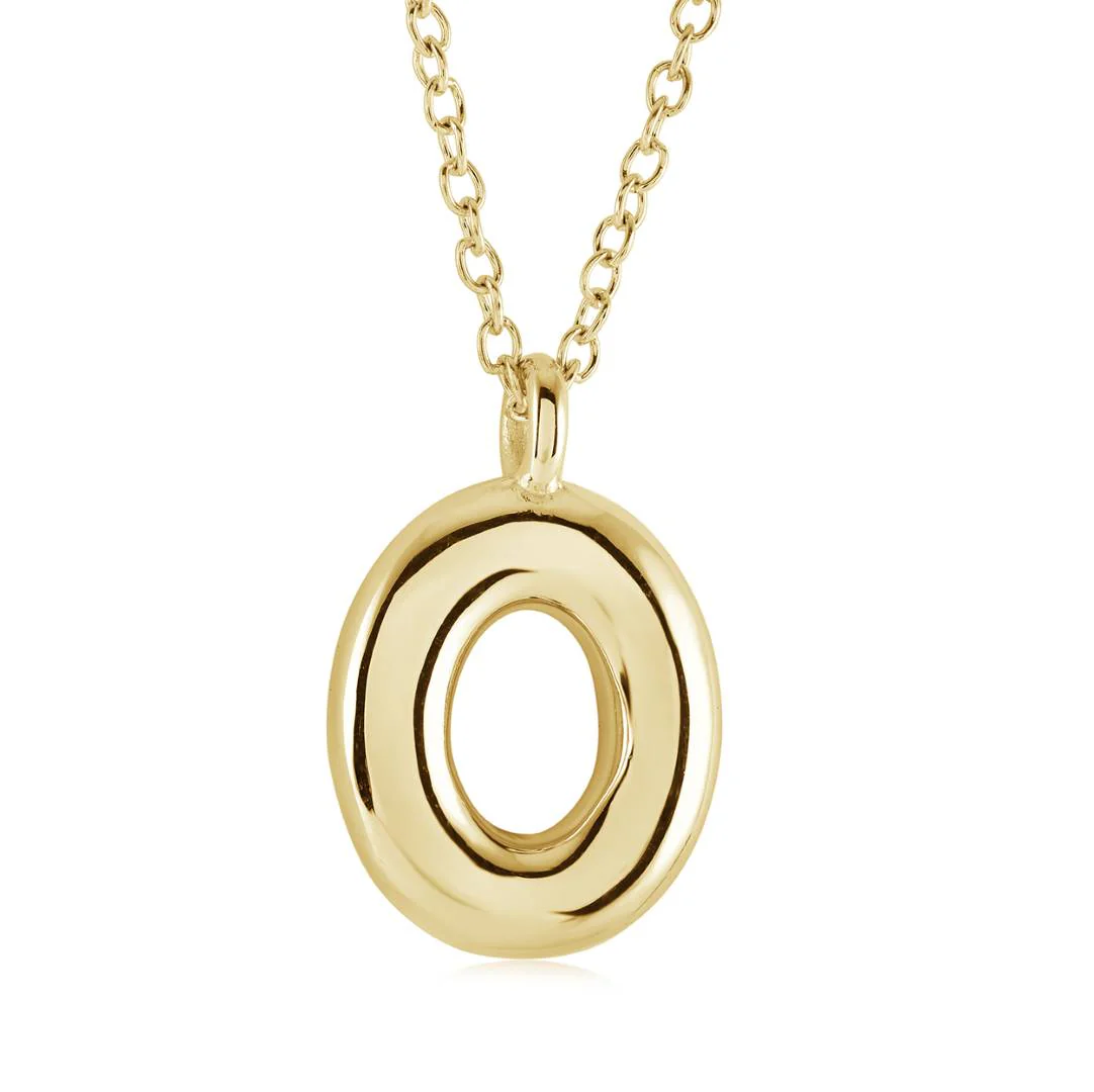Bubble Initial Necklace - Image 45
