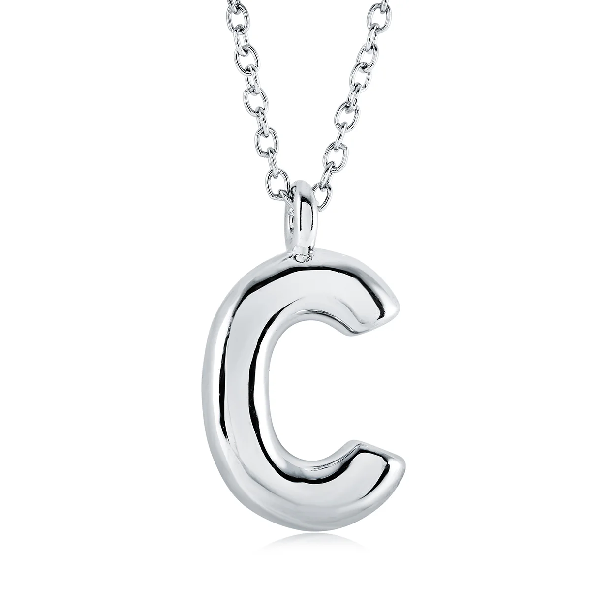 Bubble Initial Necklace - Image 5