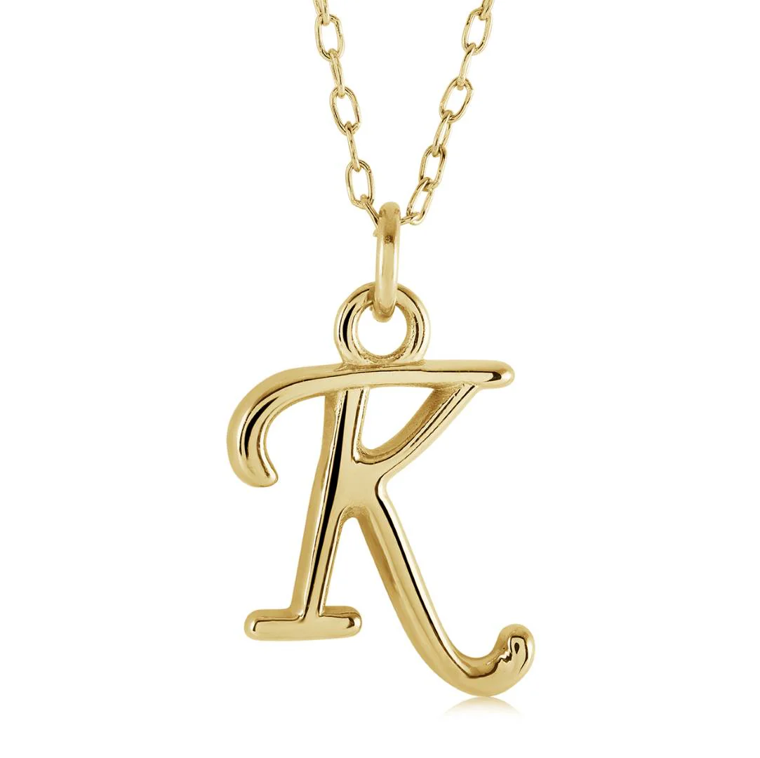 Cursive Initial Necklace - Image 22