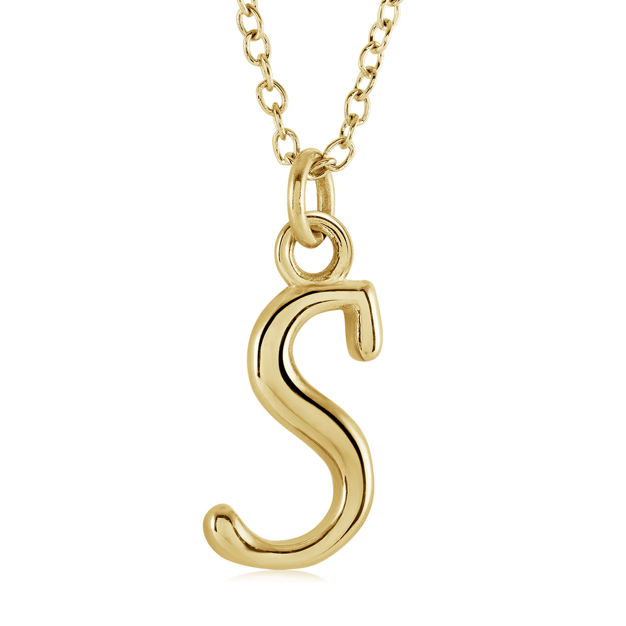 Cursive Initial Necklace - Image 38
