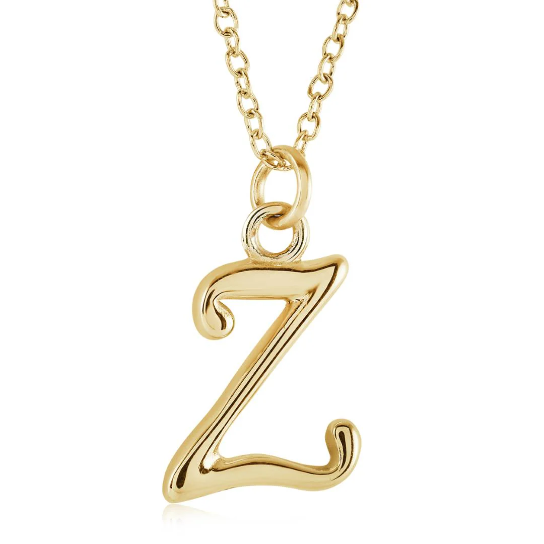 Cursive Initial Necklace - Image 52