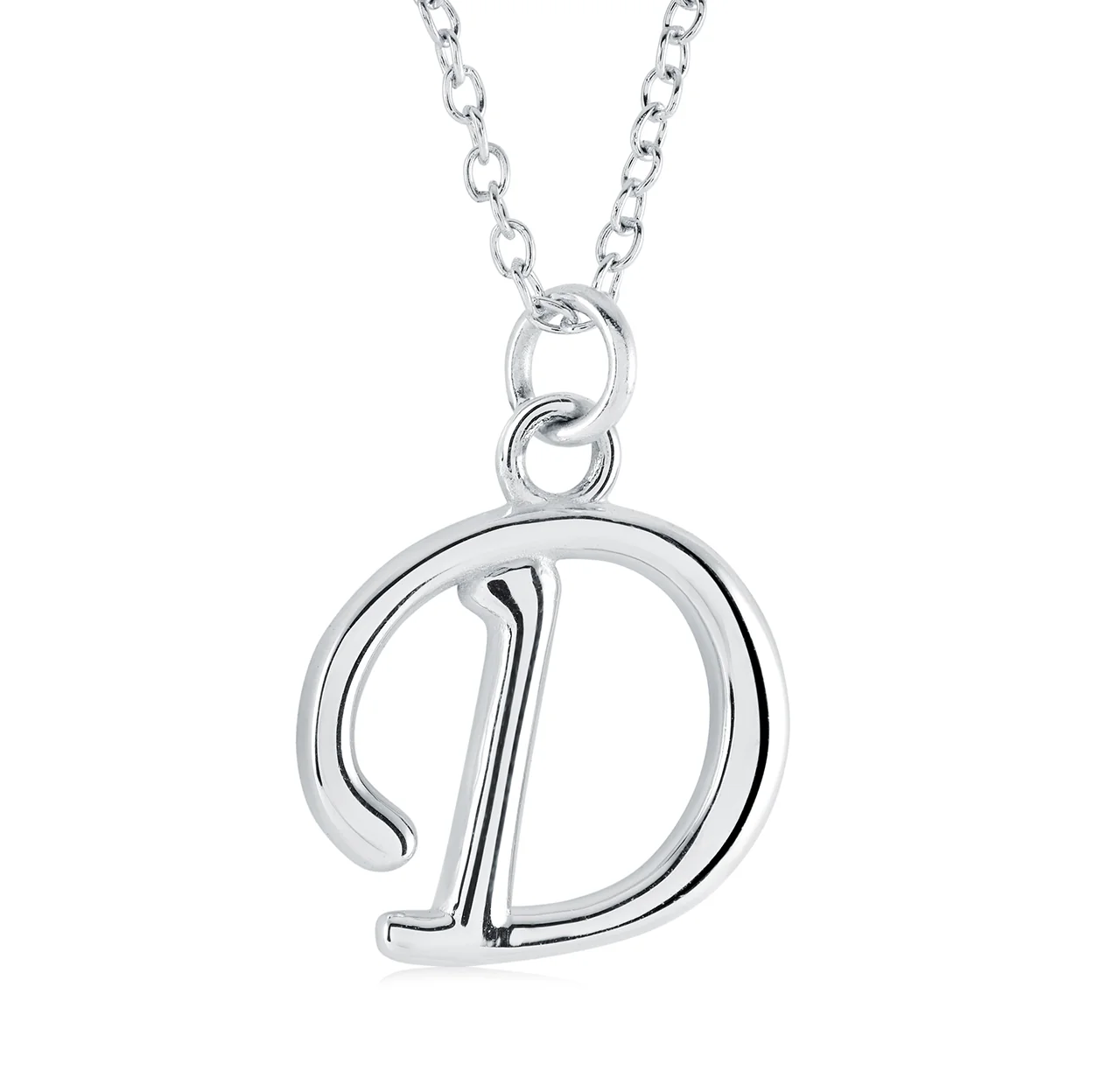Cursive Initial Necklace - Image 7