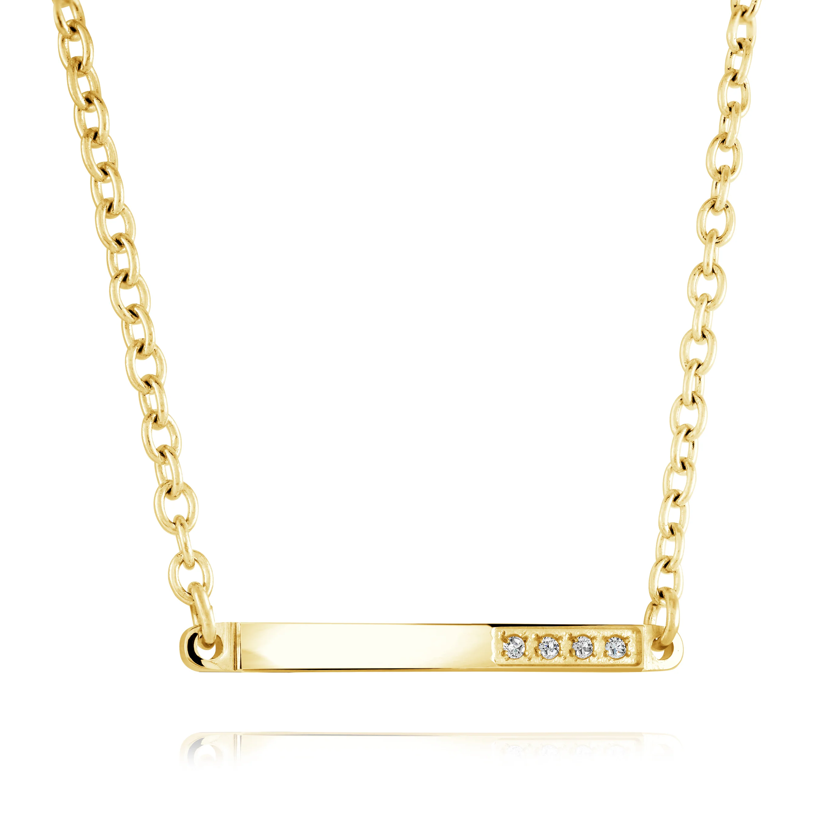 Cz Bar Necklace - Image 2