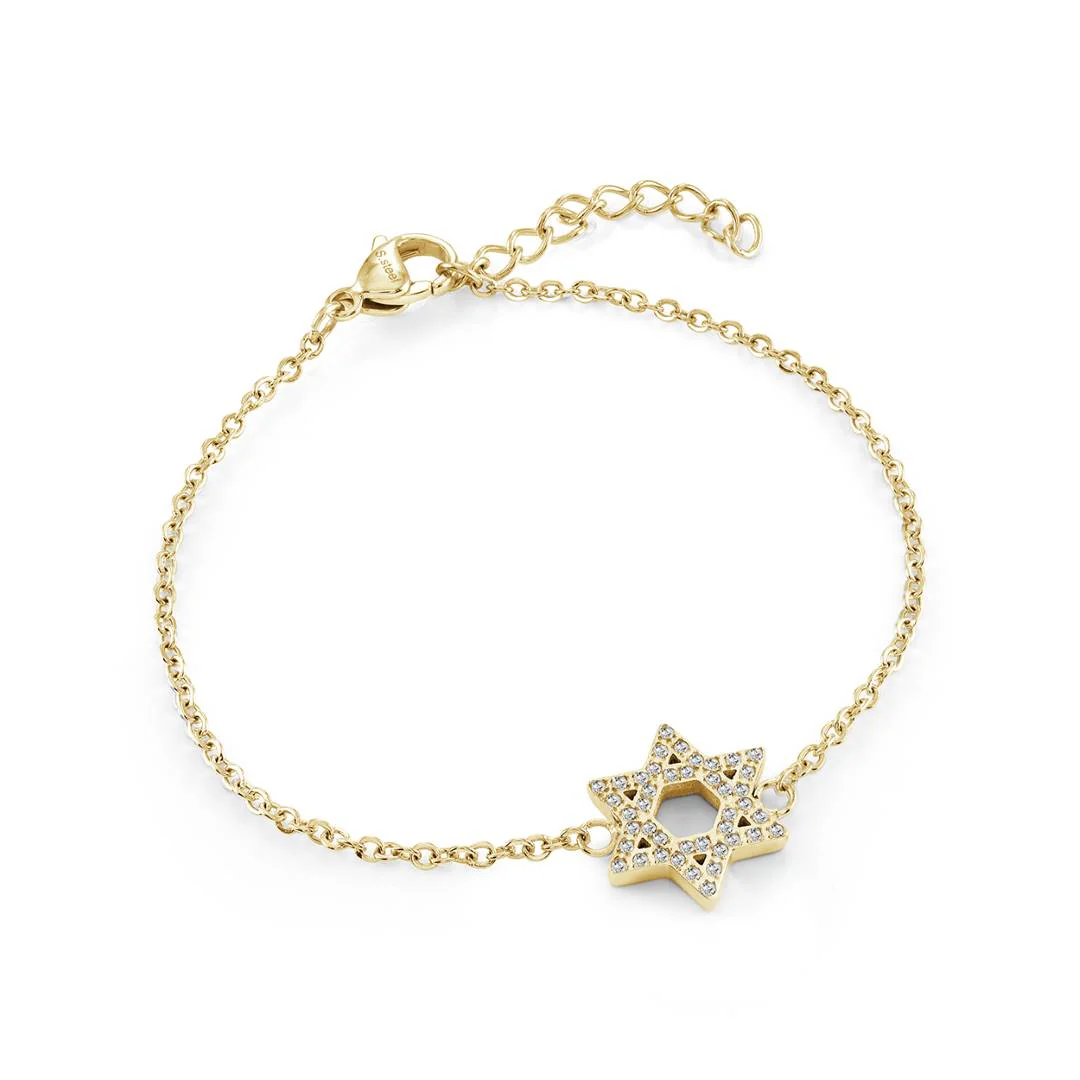 Cz Star-of-David Bracelet - Image 2