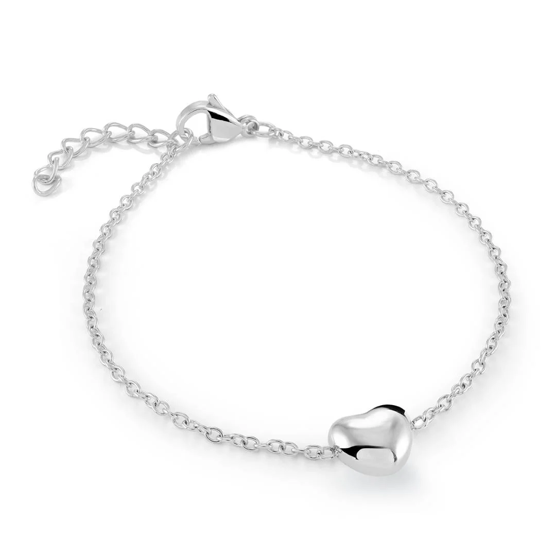 Mini Puff Heart Bracelet