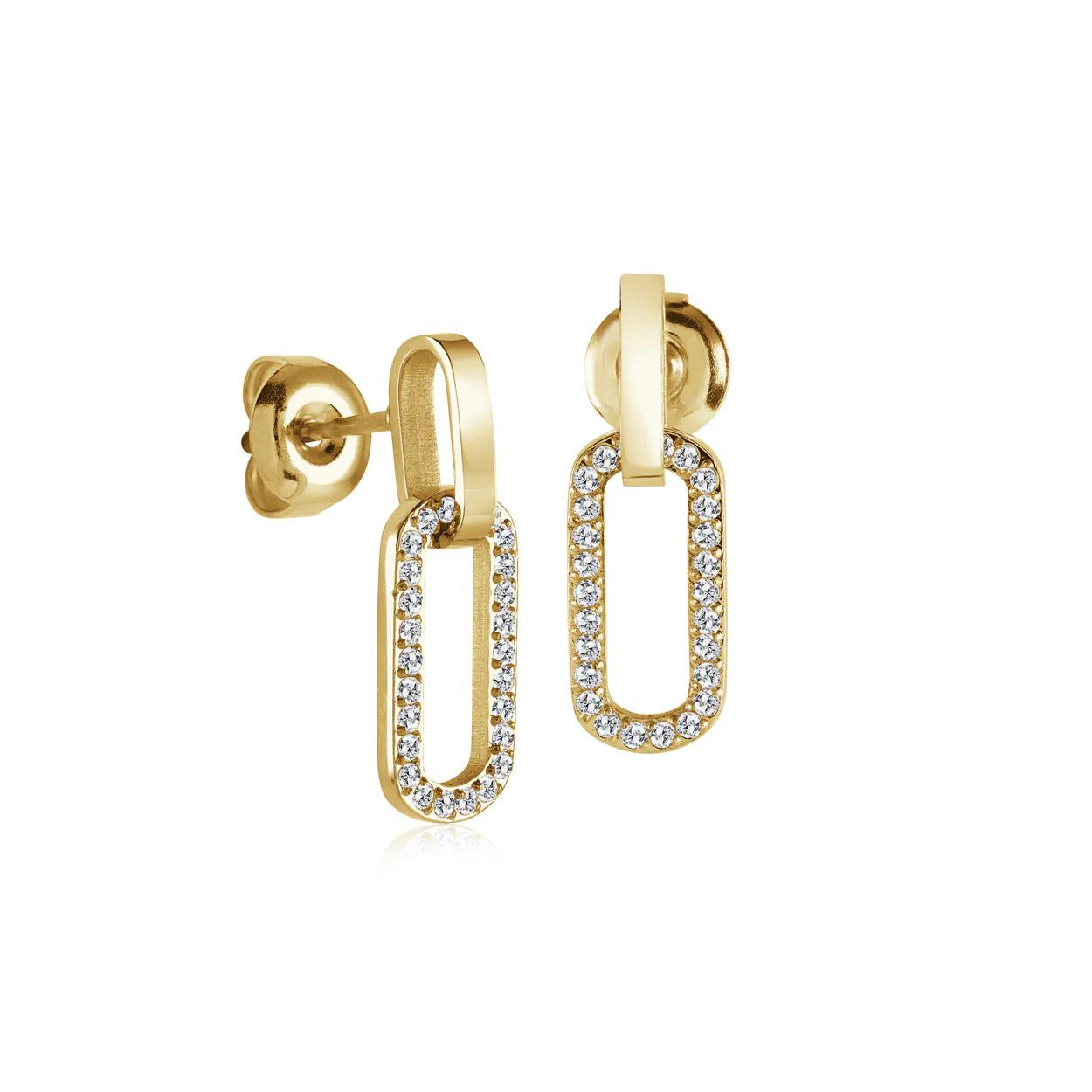 Oval Cz Studs - Image 2
