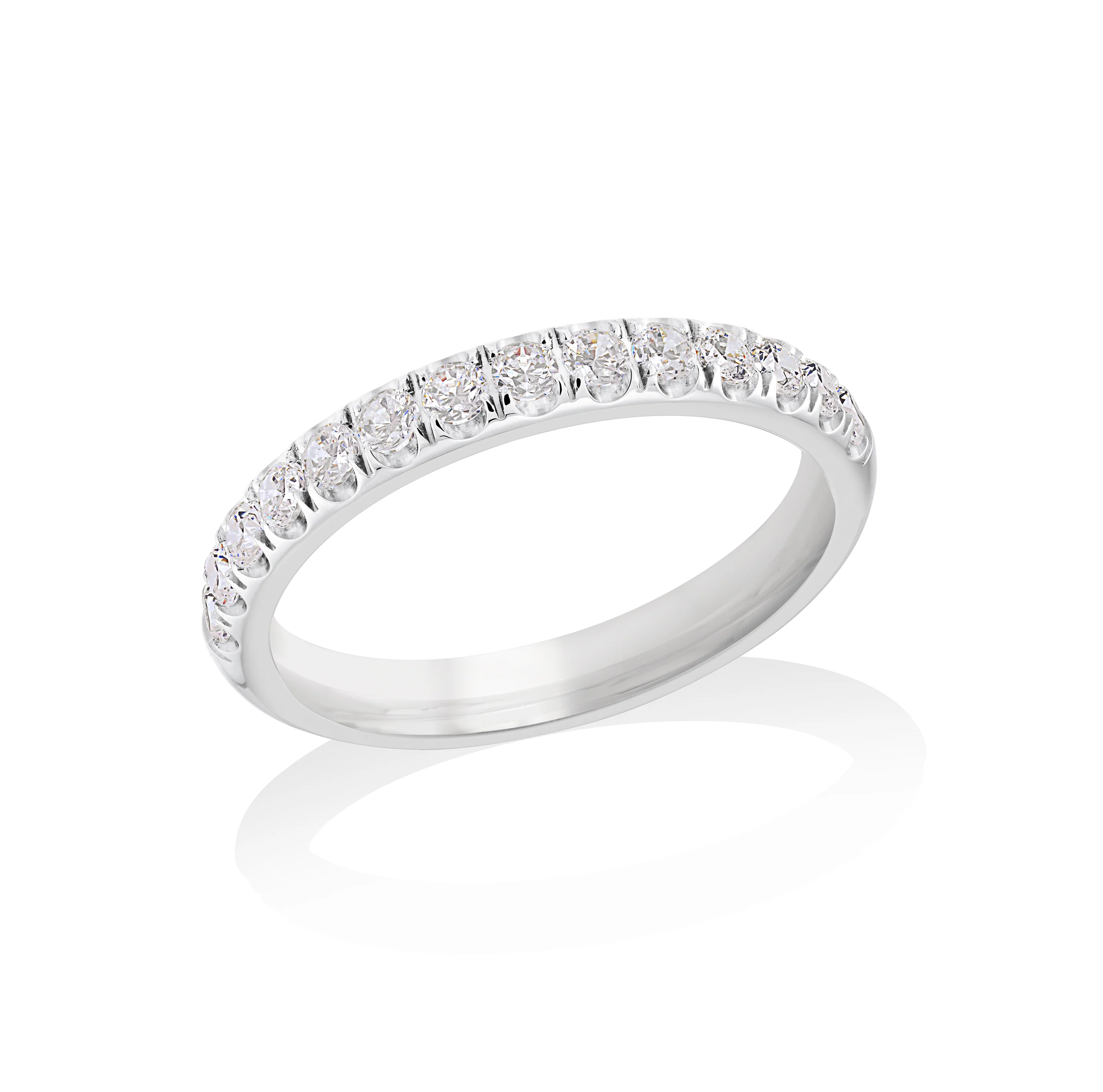 Semi Eternity Cz Ring