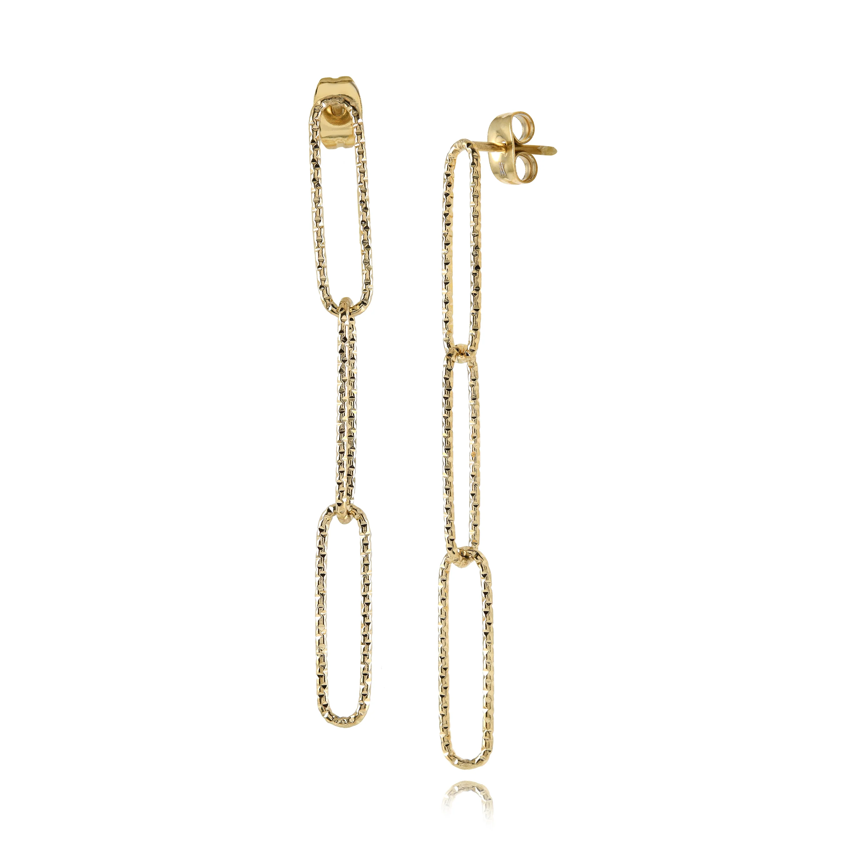 Sparkle Oval Dangles - Image 2